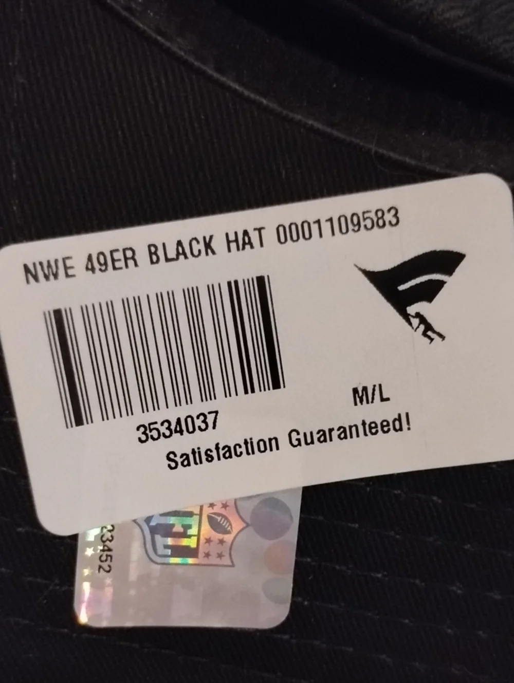 New Era Black 2012 NFC Champions SF 49ers Cap